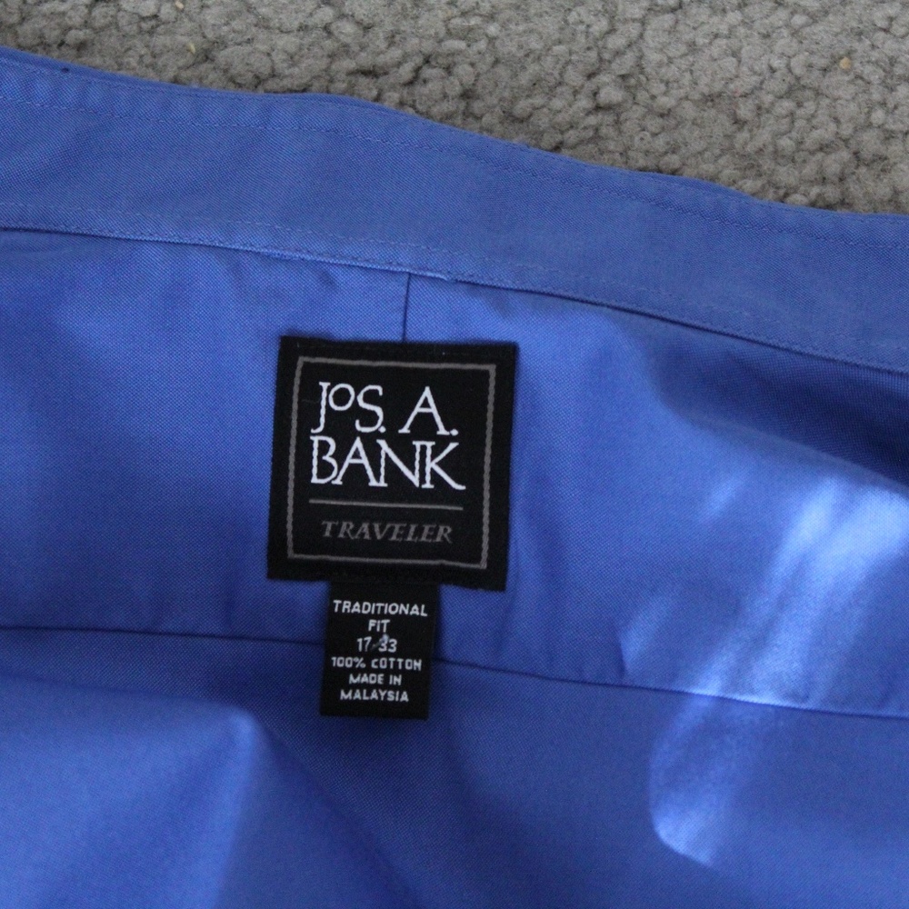 2 Jos A Banks Traveler Shirts (Blue and Purple)